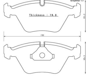 ENDLESS Bremsbeläge passend für BMW M3 E36, M3 E46 + 330i, Z4M, z4 3.0si Z3M – Bild 2