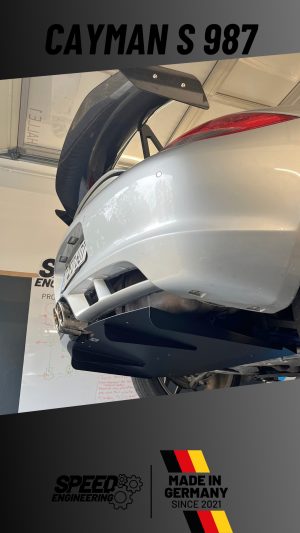 SPEED Diffusor passend für Porsche Cayman 987.1 mit Teilegutachten – Bild 2