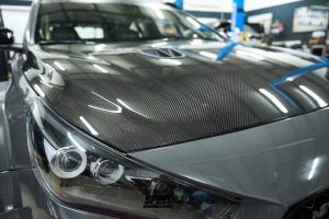 Carbon Motorhaube passend für Hyundai I30N - Vollcarbon OEM passform – Bild 5