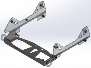 Gurthalter BMW TYP2 Serie Fahrer passend zu Seitenadapter für BMW OEM Laufschiene Gx Fx E8x E9x - Fahrer – Bild 9