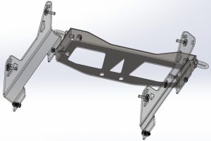 Gurthalter BMW TYP2 Serie Fahrer passend zu Seitenadapter für BMW OEM Laufschiene Gx Fx E8x E9x - Fahrer – Bild 8