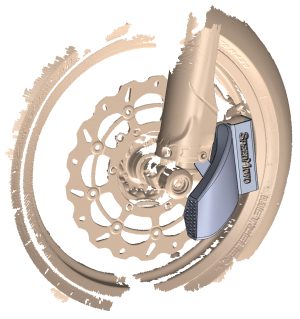 SPEED MOTO Bremsenkühlung passend für Husqvarna FS 450/KTM SMR 450 Vorderachse – Bild 10