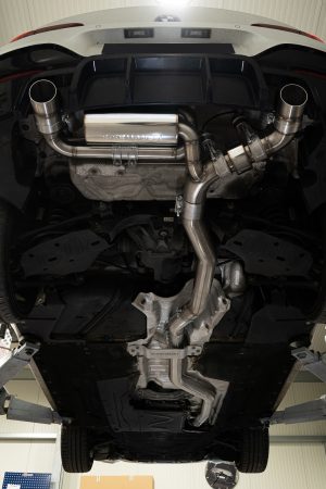 E-Exhaust Abgasanlage Silence 3.5 ULTRA - passend für BMW M140i ohne OPF – Bild 3