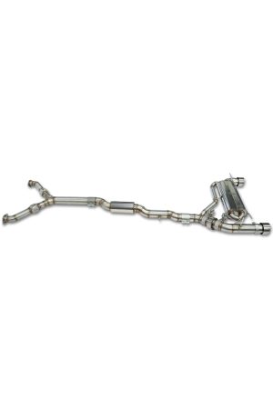 E-Exhaust Abgasanlage Silence 3.5 mit Y- Pipe - passend für Nissan 350Z – Bild 3