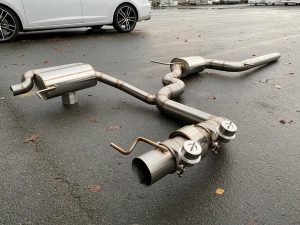 E-Exhaust Abgasanlage Silence 3.5 - passend für Seat Leon Cupra ST – Bild 2